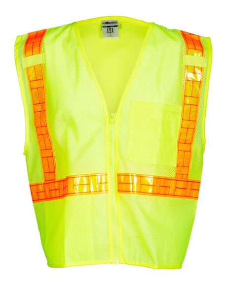 Kishigo Men's Oralite® All Mesh Vest. 1076-1077 - Lime