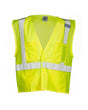 Kishigo Unisex 4 Pocket Hook-and-Loop Mesh Vest. 1083-1084 - Lime