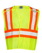 Kishigo Unisex Contrasting Mesh Breakaway Vest. 1174-1176 - Lime