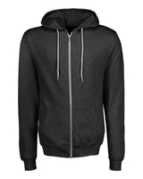MV Sport Unisex Retro Heather Full-Zip Hooded Sweatshirt. 2349 - Charcoal Heather