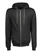 MV Sport Unisex Retro Heather Full-Zip Hooded Sweatshirt. 2349 - Charcoal Heather