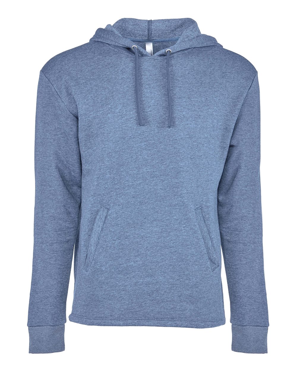Next Level Unisex Malibu Welt Pocket Hoodie Sweatshirt. 9300 - Heather Bay Blue
