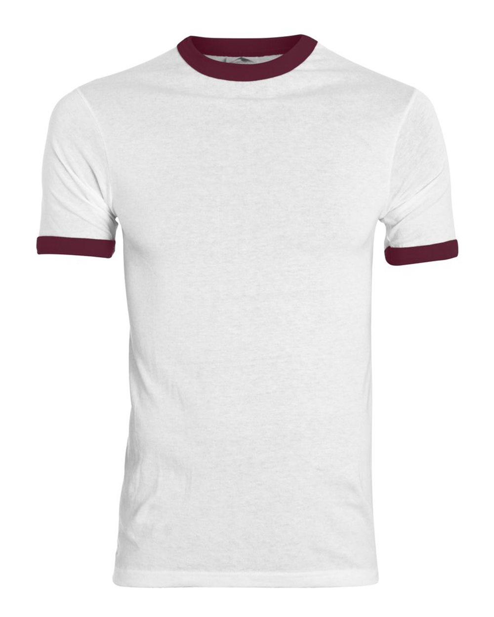 Augusta Sportswear Unisex 50/50 Ringer T-Shirt. 710 - White/ Maroon