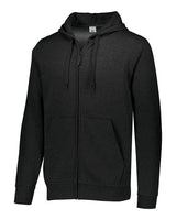Augusta Sportswear Men's 60/40 Fleece Full-Zip Hooded Sweatshirt. 5418 - Black