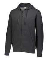 Augusta Sportswear Men's 60/40 Fleece Full-Zip Hooded Sweatshirt. 5418 - Carbon Heather