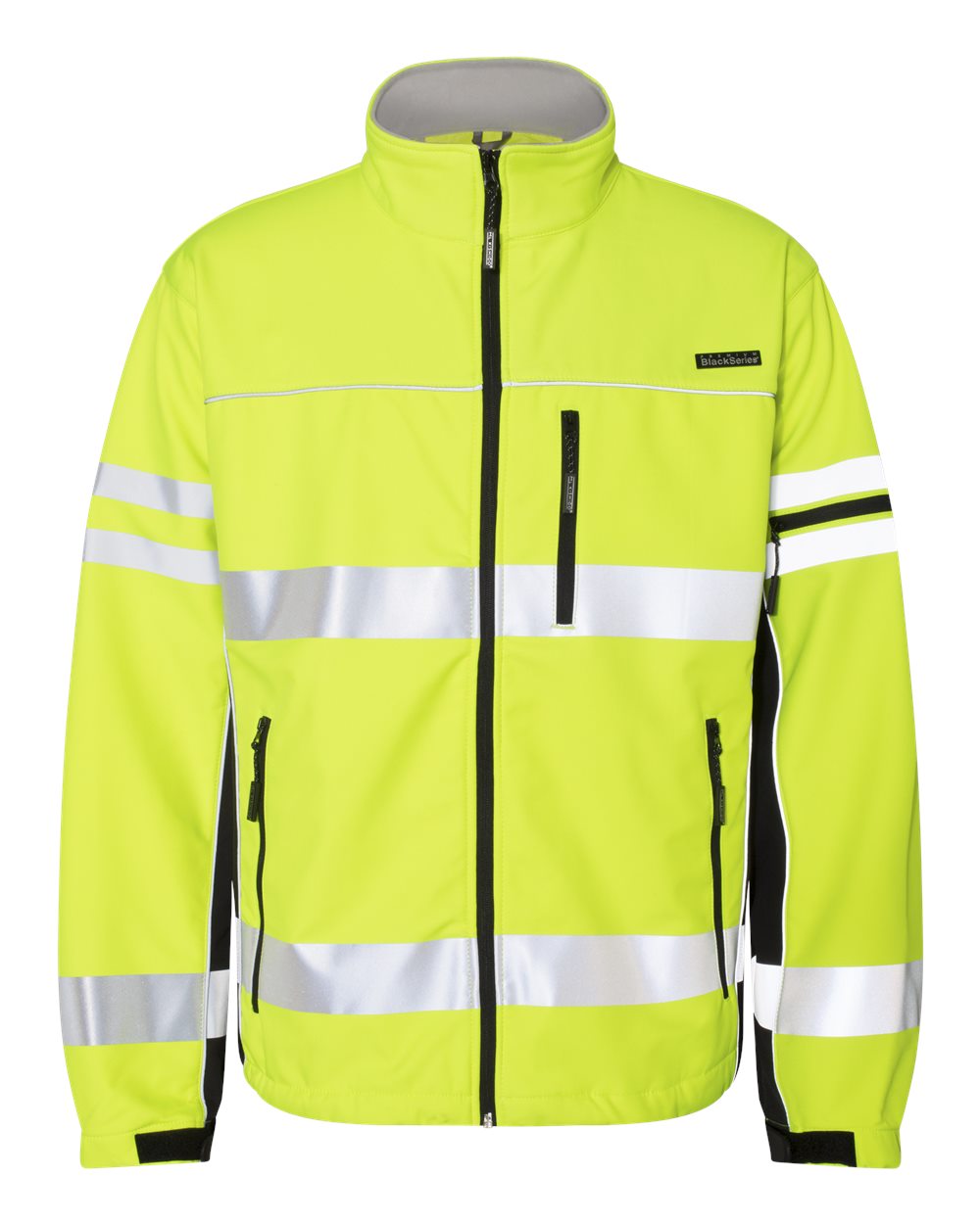 Kishigo Unisex Premium Black Series® Class 3 Soft Shell Jacket. JS137-138 - Lime