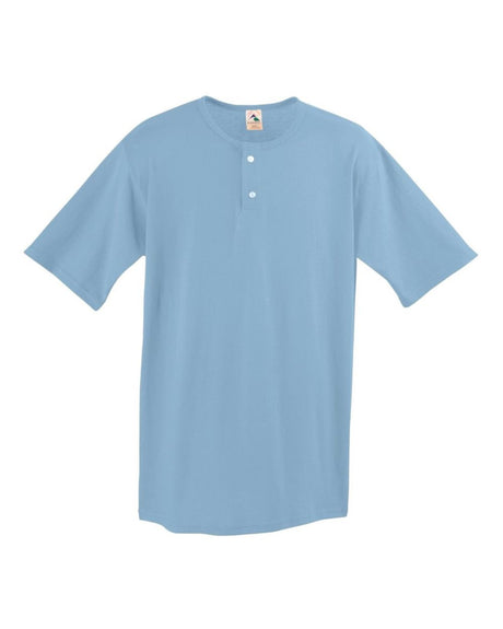 Augusta Sportswear Men's Two-Button Baseball Jersey. 580 - Light Blue