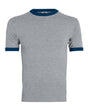 Augusta Sportswear Youth Ringer T-Shirt. 711 - Athletic Heather/ Navy