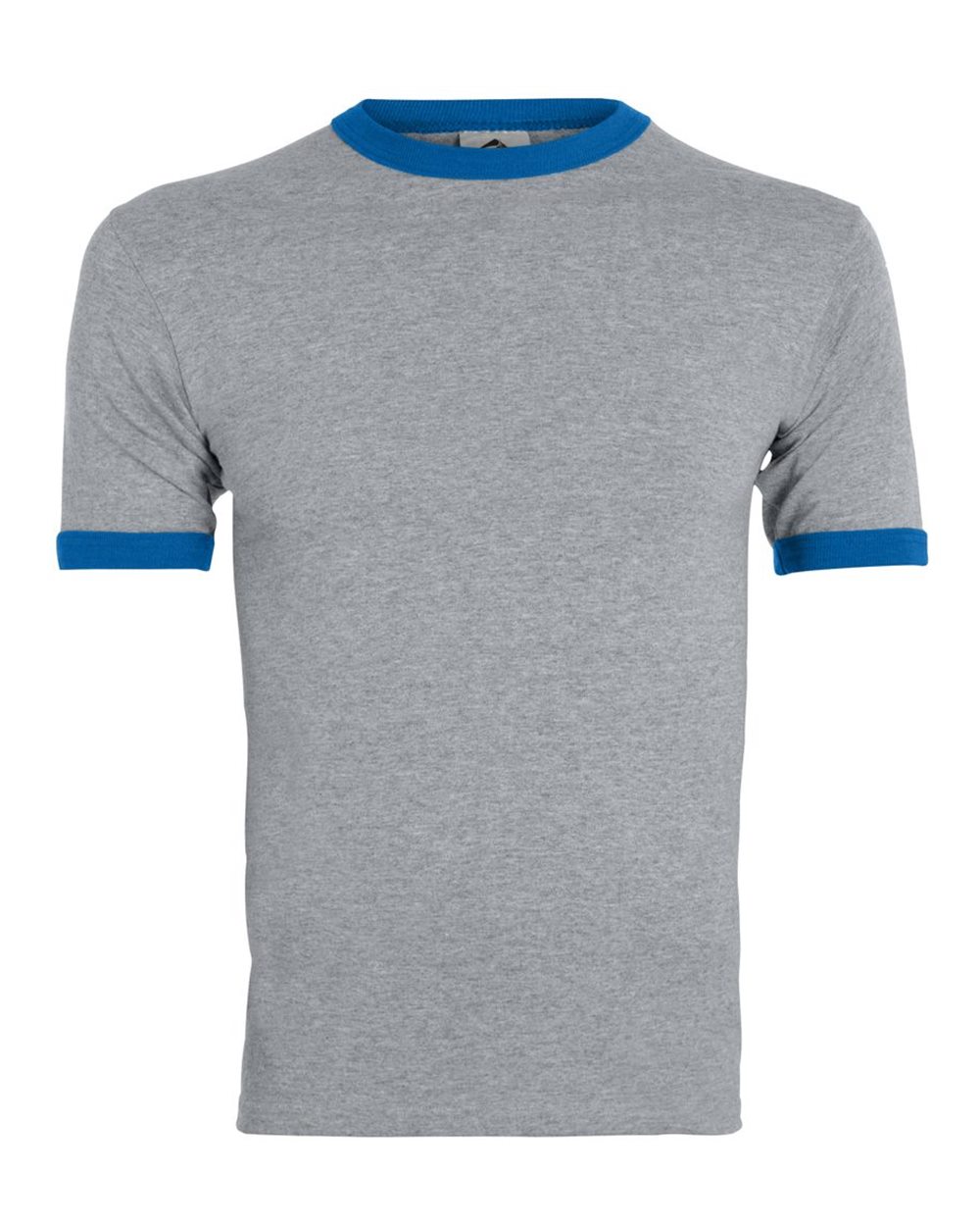 Augusta Sportswear Youth Ringer T-Shirt. 711 - Athletic Heather/ Royal