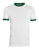 Augusta Sportswear Youth Ringer T-Shirt. 711 - White/ Dark Green