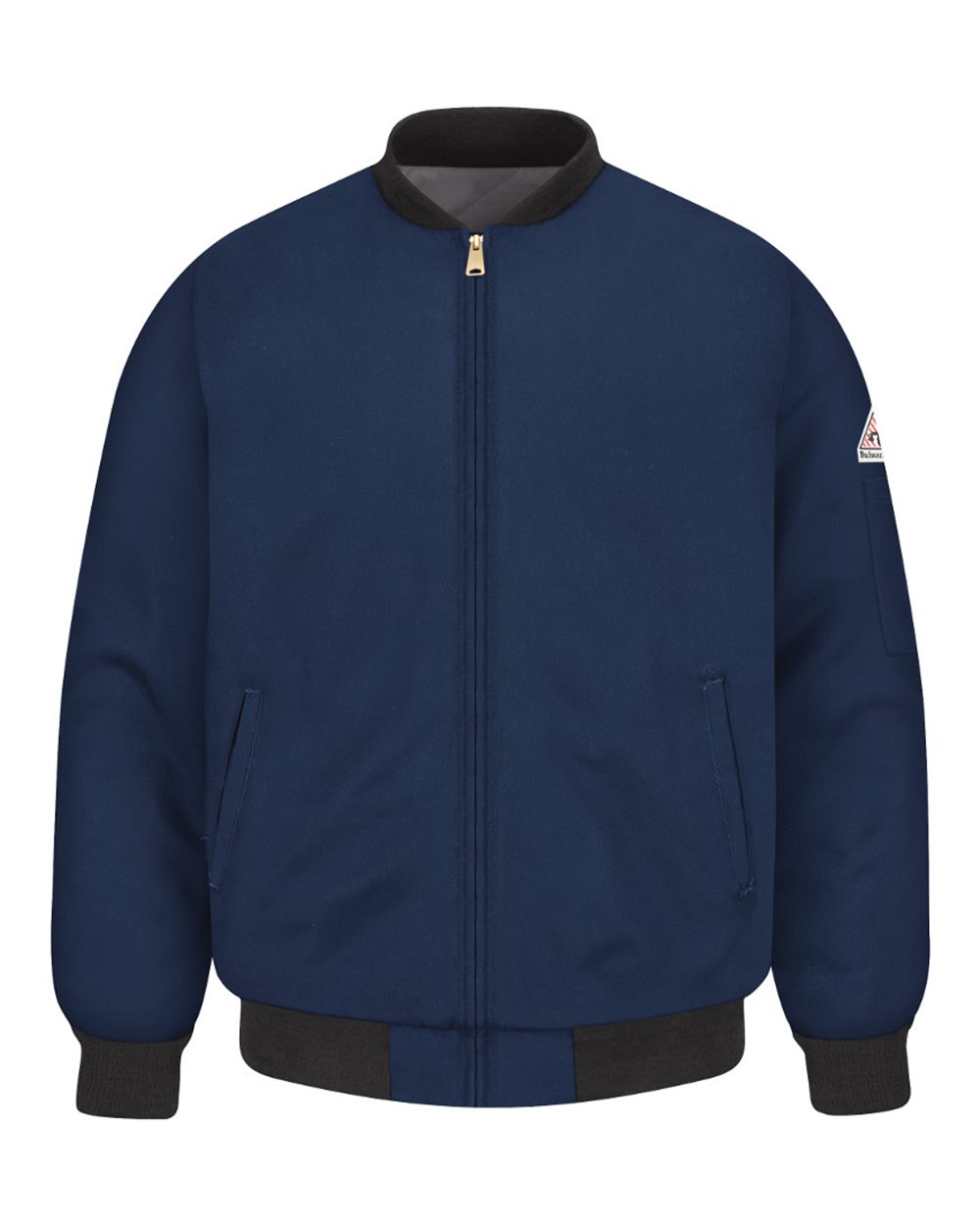 Bulwark Men's Flame Resistant Team Jacket. JET2 - Navy