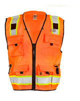 Kishigo Unisex Professional Surveyors Vest. S5000-5001 - Orange