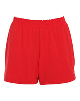 Augusta Sportswear Women's Trim Fit Jersey Shorts. 987 - Red
