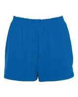Augusta Sportswear Women's Trim Fit Jersey Shorts. 987 - Royal