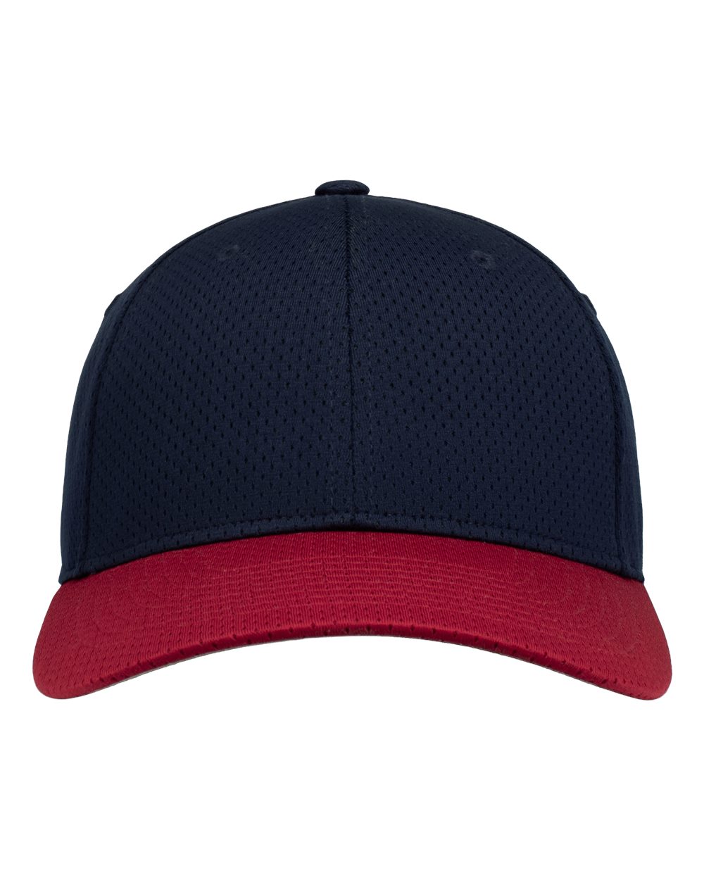 Augusta Sportswear Athletic Mesh Cap. 6235 - Navy/ Red