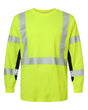 Kishigo Unisex Premium Black Series® Long Sleeve T-Shirt. 9134-9135 - Lime