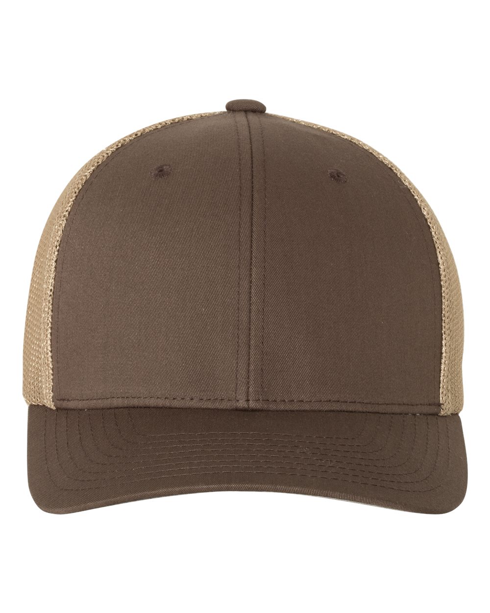 Flexfit Trucker Cap. 6511 - Brown/ Khaki