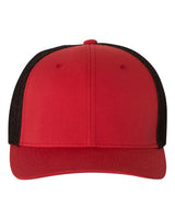 Flexfit Trucker Cap. 6511 - Red/ Black
