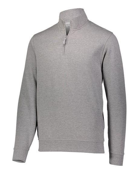 Augusta Sportswear Men's 60/40 Quarter-Zip Pullover. 5422 - Charcoal Heather