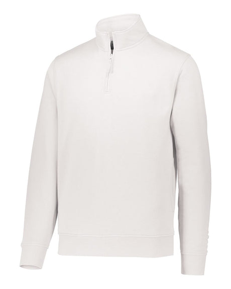 Augusta Sportswear Men's 60/40 Quarter-Zip Pullover. 5422 - White