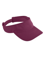 Augusta Sportswear Athletic Mesh Visor. 6227 - Maroon