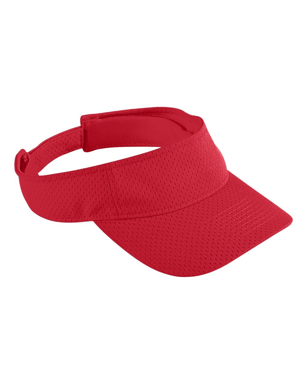 Augusta Sportswear Youth Athletic Mesh Visor. 6228 - Red