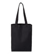 Q-Tees 12L Gussetted Shopping Bag. Q1000 - Black