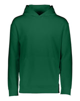 Augusta Sportswear Youth Wicking Fleece Hooded Sweatshirt. 5506 - Dark Green