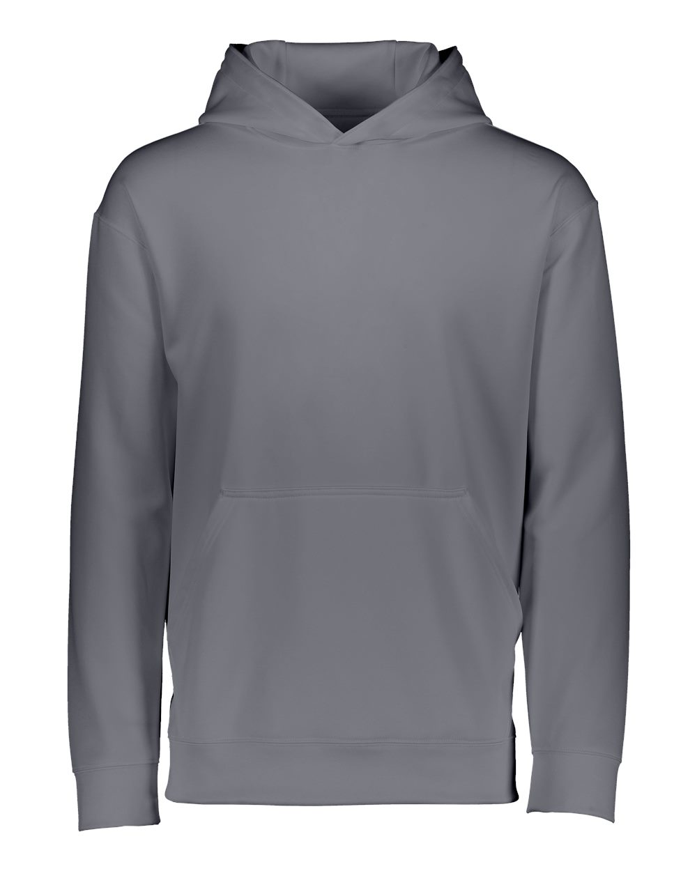 Augusta Sportswear Youth Wicking Fleece Hooded Sweatshirt. 5506 - Graphite