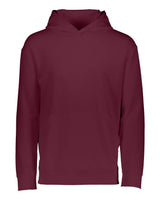 Augusta Sportswear Youth Wicking Fleece Hooded Sweatshirt. 5506 - Maroon