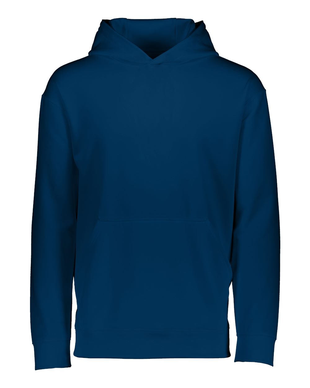 Augusta Sportswear Youth Wicking Fleece Hooded Sweatshirt. 5506 - Navy
