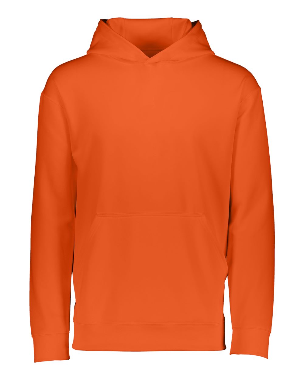 Augusta Sportswear Youth Wicking Fleece Hooded Sweatshirt. 5506 - Orange