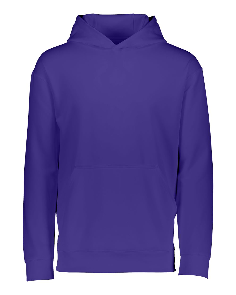 Augusta Sportswear Youth Wicking Fleece Hooded Sweatshirt. 5506 - Purple