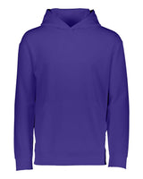 Augusta Sportswear Youth Wicking Fleece Hooded Sweatshirt. 5506 - Purple