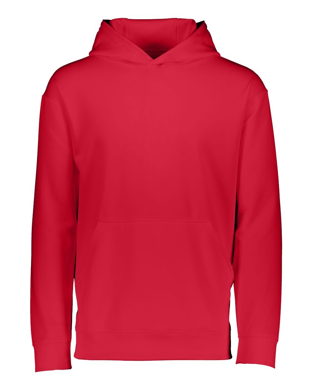 Augusta Sportswear Youth Wicking Fleece Hooded Sweatshirt. 5506 - Red