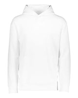 Augusta Sportswear Youth Wicking Fleece Hooded Sweatshirt. 5506 - White