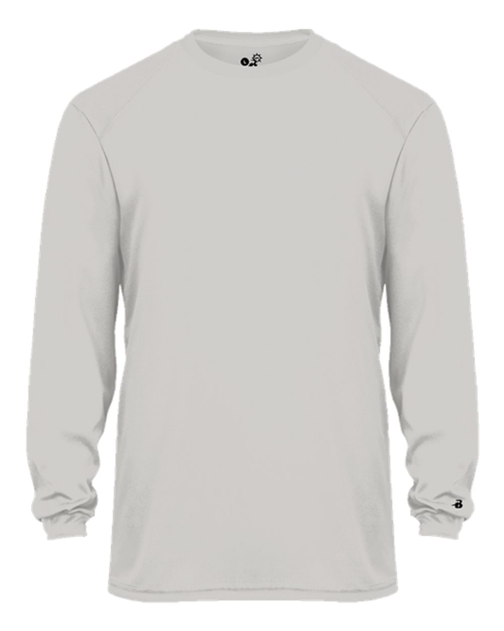 Badger Men's Ultimate SoftLock™ Long Sleeve T-Shirt. 4004 - Silver