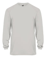 Badger Men's Ultimate SoftLock™ Long Sleeve T-Shirt. 4004 - Silver