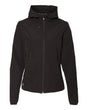 DRI DUCK Women's Ascent Soft Shell Hooded Jacket. 9411 - Black