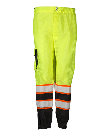 Kishigo Unisex Premium Brilliant Series® Mesh Pants. 3118-3119 - Lime