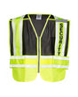 Kishigo Unisex Security Vest. 8055BZ - Lime/ Black