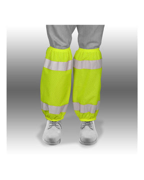Kishigo Unisex Mesh Gaiters. 3930-3931 - Lime