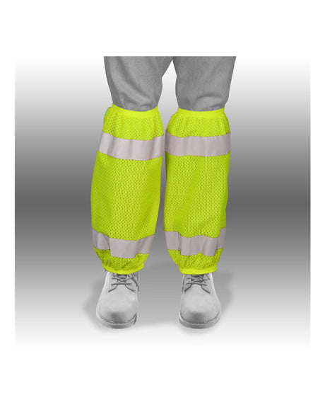 Kishigo Unisex Mesh Gaiters. 3930-3931 - Lime