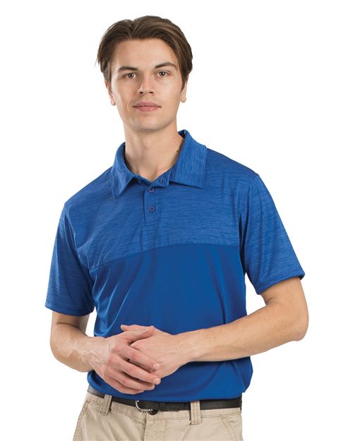 Augusta Sportswear Unisex Shadow Tonal Heather Polo. 5412