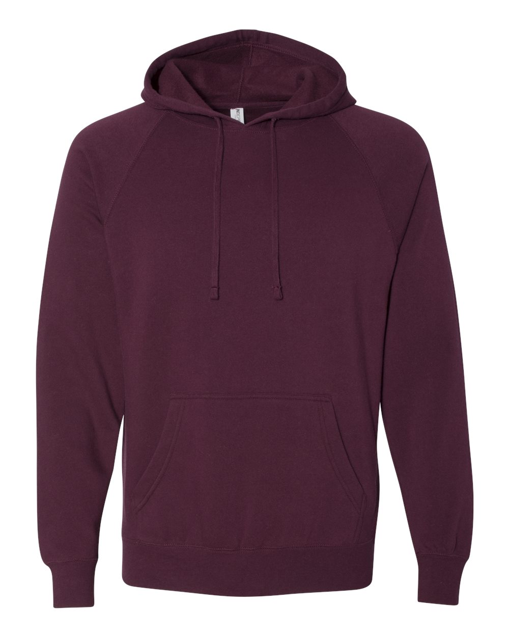 Independent Trading Co. Unisex Special Blend Raglan Hooded Sweatshirt. PRM33SBP - Maroon