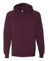 Independent Trading Co. Unisex Special Blend Raglan Hooded Sweatshirt. PRM33SBP - Maroon