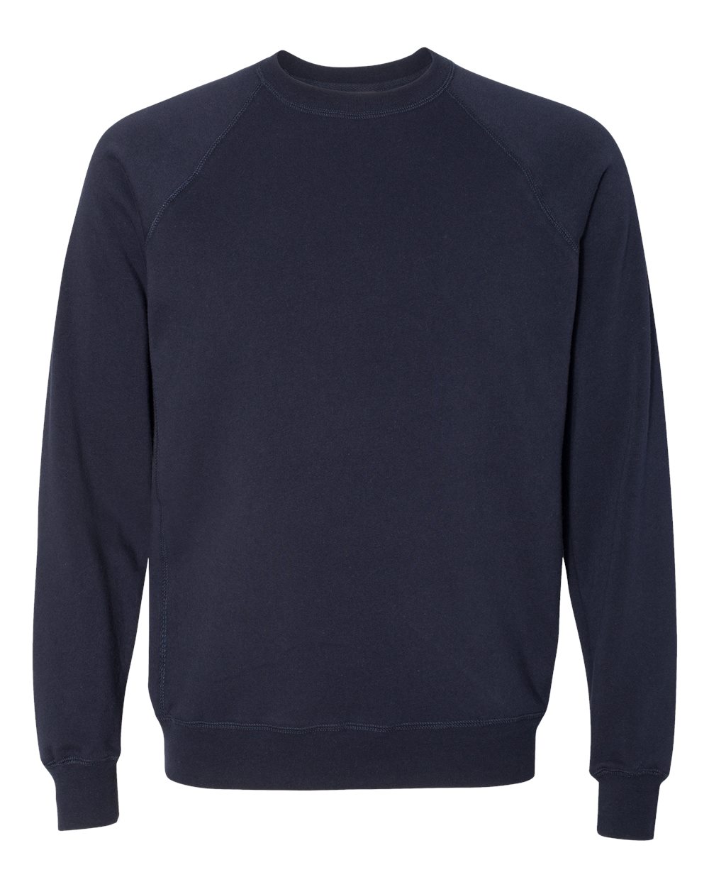Independent Trading Co. Unisex Special Blend Raglan Crewneck Sweatshirt. PRM30SBC - Classic Navy