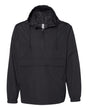 Independent Trading Co. Men's Nylon Anorak. EXP94NAW - Black