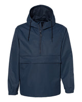Independent Trading Co. Men's Nylon Anorak. EXP94NAW - Classic Navy