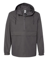 Independent Trading Co. Men's Nylon Anorak. EXP94NAW - Graphite